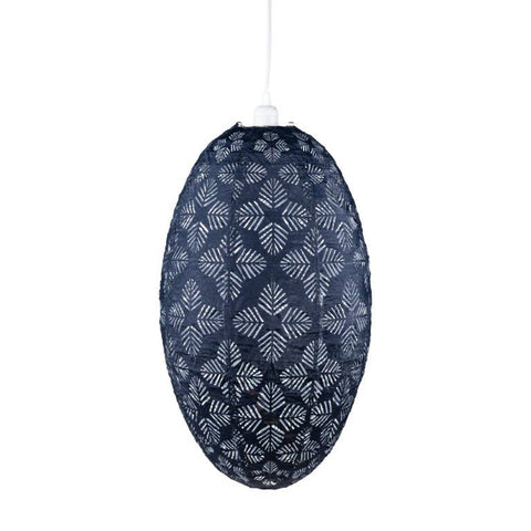 Stella Nova Outdoor Pendent Light- Geo Palm 22" Midnight Allsop Home & Garden