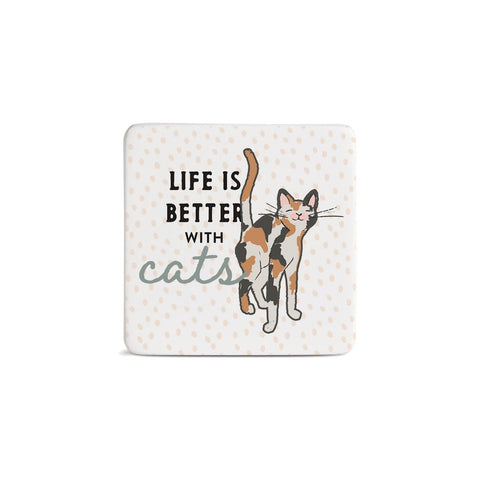 Calico Cat Magnet Demdaco