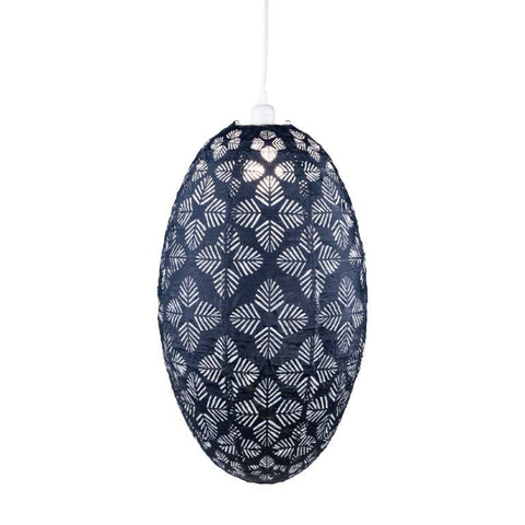 Stella Nova Outdoor Pendent Light- Geo Palm 22" Midnight Allsop Home & Garden
