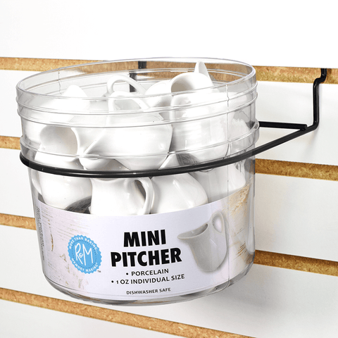 Wall Bucket Refill 1oz Pitcher White /32 R&M International