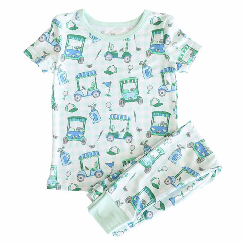 Two Piece Pajama Sets for Boys | Best Sellers: Big Wheelin' / 4T Caden Lane