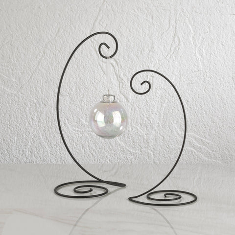 Spiral Wire Ornament Stand: Silver / Small Tripar International