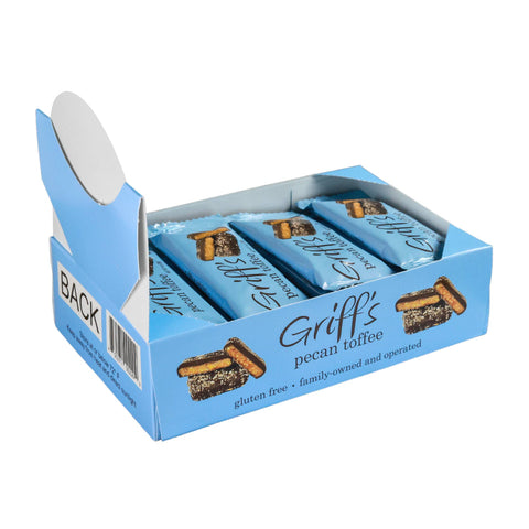 Griff's Pecan Toffee - 1oz Dark Chocolate Toffee Griff's Toffee