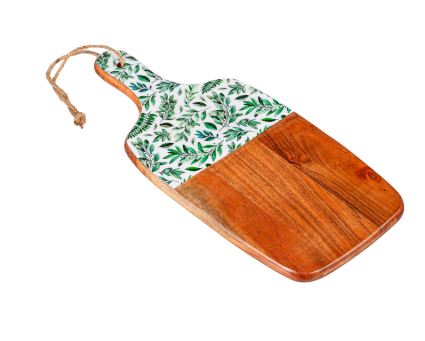Olive Oasis Wood Cutting Board, 16"L Evergreen Enterprises