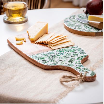 Olive Oasis Wood Cutting Board, 16"L Evergreen Enterprises