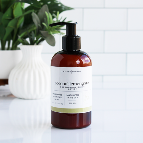Lotion Display (FREE ENGRAVED DISPLAY+TESTERS) Twisted Tomboy | Bath+Body+Shower+Shave
