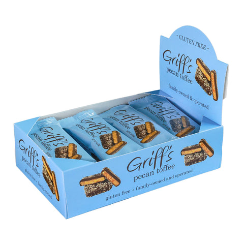 Griff's Pecan Toffee - 1oz Dark Chocolate Toffee Griff's Toffee