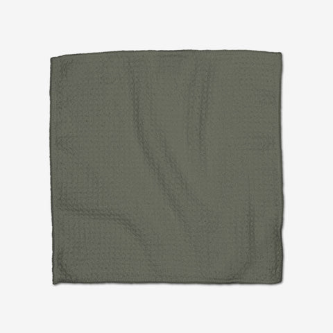 Hunter Green Dishcloth Set Geometry