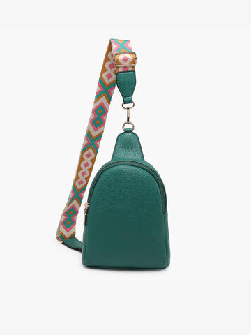 M2436 Ellen Sling Bag w/ Removable Guitar Strap: Brown Jen & Co.