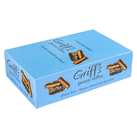 Griff's Pecan Toffee - 1oz Dark Chocolate Toffee Griff's Toffee