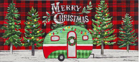 Christmas Camper Sassafras Switch Mat Evergreen Enterprises