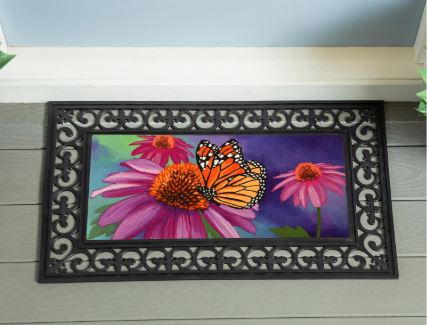 Cornflower & Butterfly Sassafras Switch Mat Evergreen Enterprises