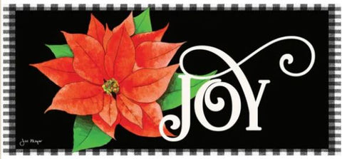 Joy Poinsettia Sassafras Switch Mat Evergreen Enterprises