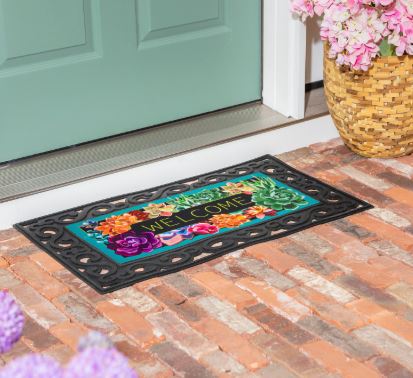 Summer Succulent Sassafras Switch Mat Evergreen Enterprises