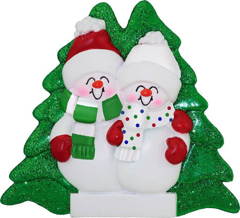 Snowmen Family: 4 Ornament Central