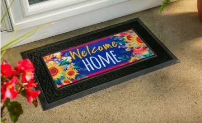 Welcome Home Sassafras Mat Evergreen Enterprises