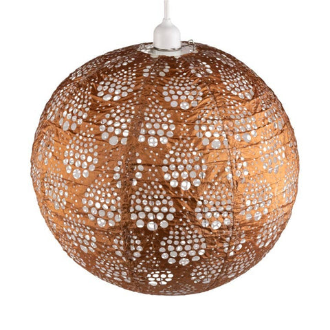 Stella Nova Outdoor Pendent Light - Dewdrop 18" Copper Allsop Home & Garden