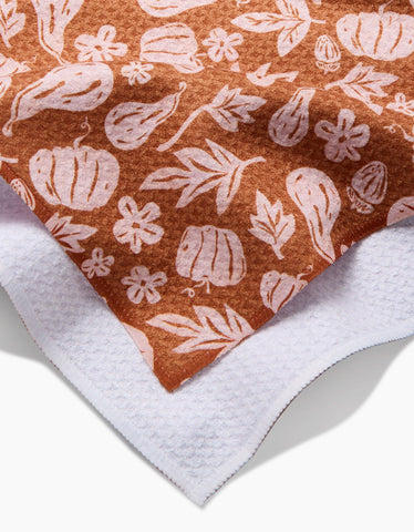 Farm Harvesting Days Tea Towel Geometry
