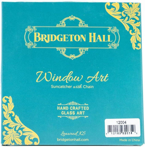 Hummingbird | Petunia - 4.5" Medium Circle Glass Suncatcher Bridgeton Hall