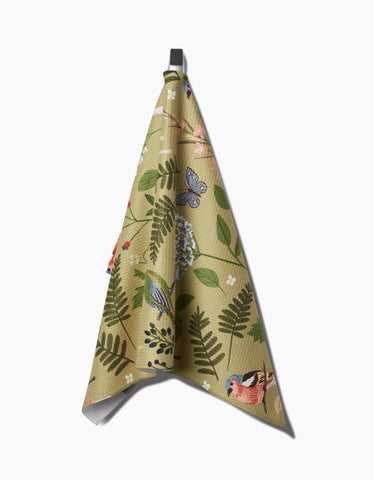 Good Green Earth Tea Towel Geometry