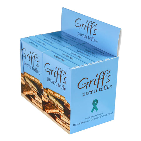 Griff's Pecan Toffee - 2oz Dark Chocolate Toffee Griff's Toffee