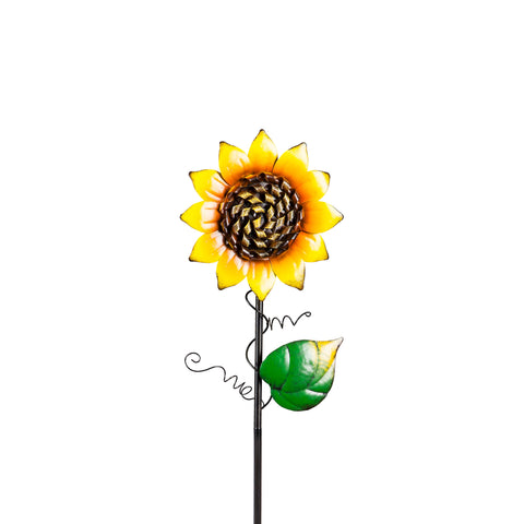 Radiant Sunflower Garden Stake Evergreen Enterprises