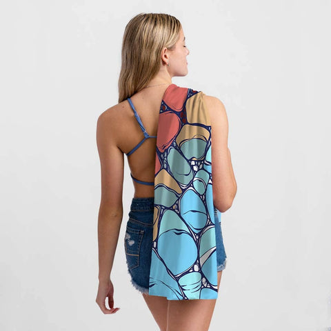 UPF 50 Beach Towel/Wrap - Placid Pebbles Salt n Rays