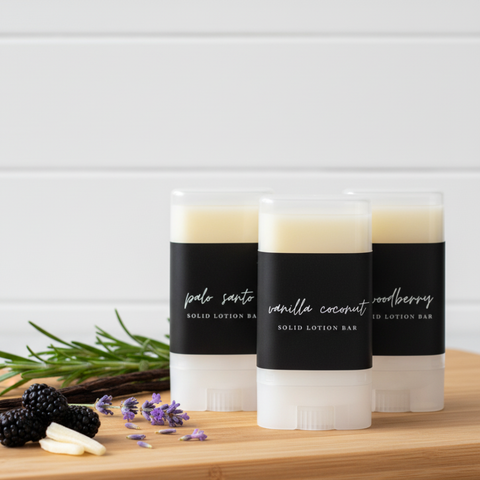 Lotion Bar Small: Lavender Shea Benjamin Soap Co.