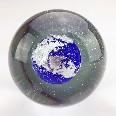 Big Blue Marble Snow Globe CoolSnowGlobes