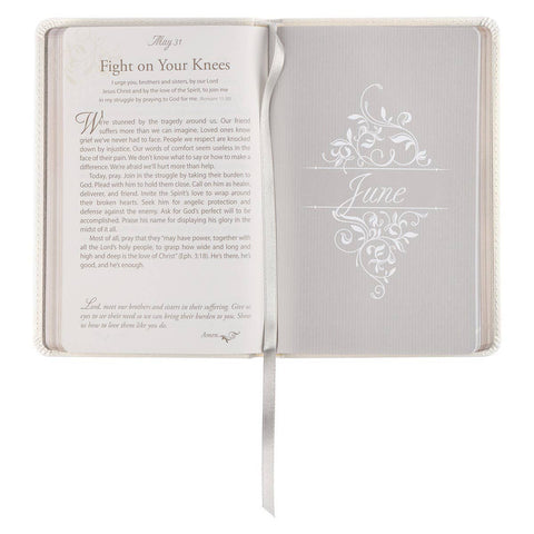 Devotional for Mr. & Mrs. White Faux Leather Christian Art Gifts