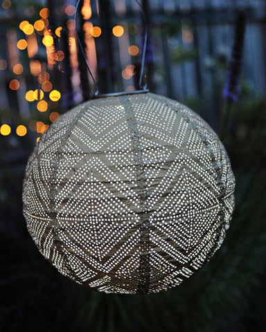 Stella Market 12" Globe Solar Lantern - Bronze Allsop Home & Garden