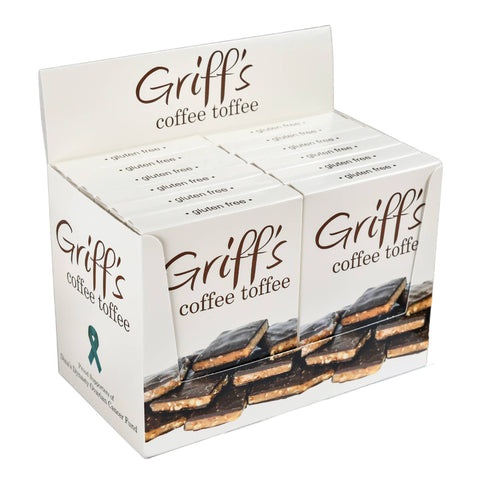 Griff's Coffee Toffee - 2oz Dark Chocolate Toffee Griff's Toffee