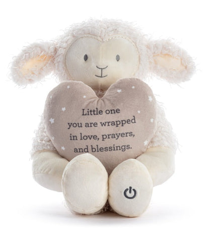 God Bless Baby Cream Cross Musical Fram Willow Tree