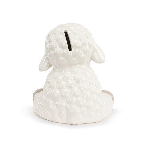 Ceramic Lamb Bank Demdaco