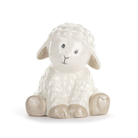 Ceramic Lamb Bank Demdaco