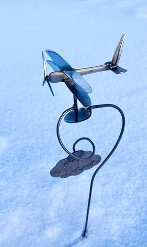 Da' Plane Recycled Flatware Outdoor Decor Pauls Metal Petals