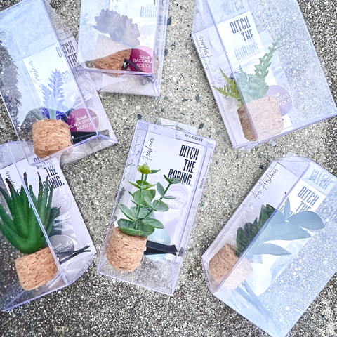 Plant Car Vent Clip Air Freshener Diffuser (Reusable): Cashmere Vanilla / N Vroom Blooms