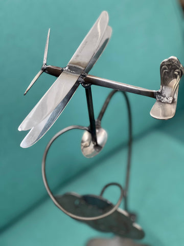 Da' Plane Recycled Flatware Outdoor Decor Pauls Metal Petals