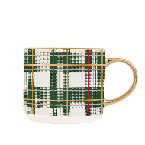 *NEW* Green Plaid Coffee Mug - Christmas Decor & Gifts Sweet Water Decor
