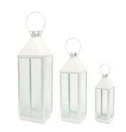 Lantern 18"H, Metal/Glass - WH Melrose