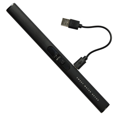 Black Rechargeable Electric Lighter - Home Decor & Gifts Sweet Water Decor
