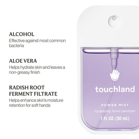 Pure Lavender Power Mist Hydrating Hand Sanitizer Touchland