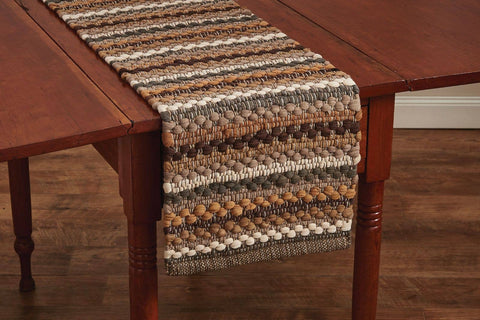 Mineral Stripe Table Runner - Chindi - 36"L Park Designs
