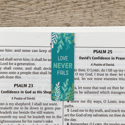 Magnetic Bookmark Set Floral Garden Christian Art Gifts