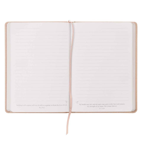 Journal Classic Taupe When She Speaks Prov. 31:26 Christian Art Gifts
