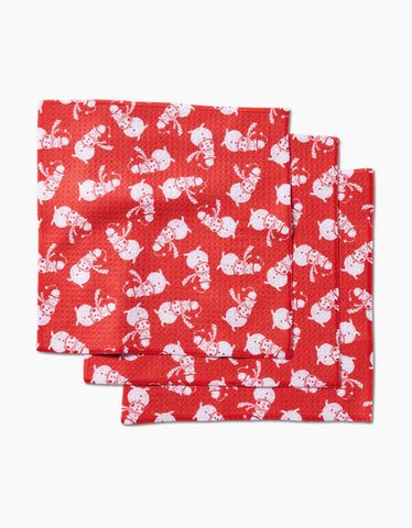 Smiley Frosty Dishcloth Set Geometry