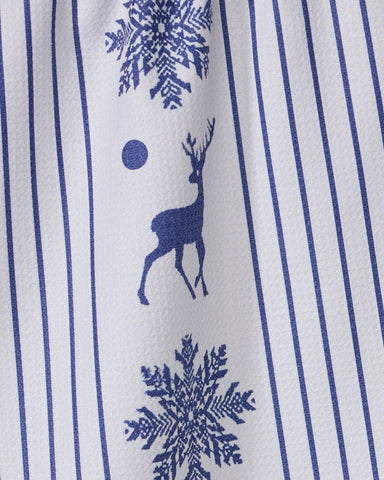 Nordic Stag Tea Towel Geometry