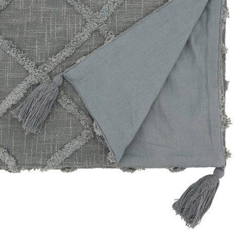Diamond Tufted Runner: Grey / 16"x72" Saro Lifestyle