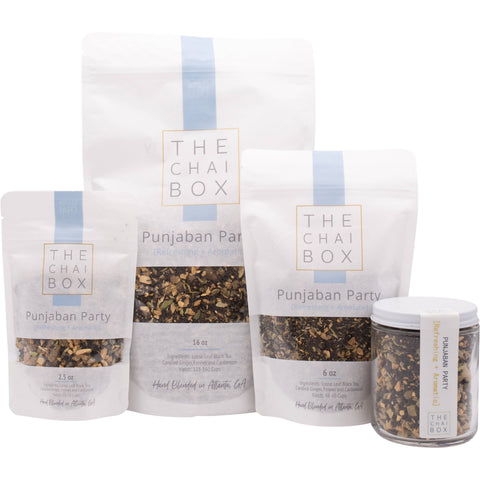 Punjaban Party - Ginger, Fennel and Cardamom Black Tea: 2.5oz The Chai Box