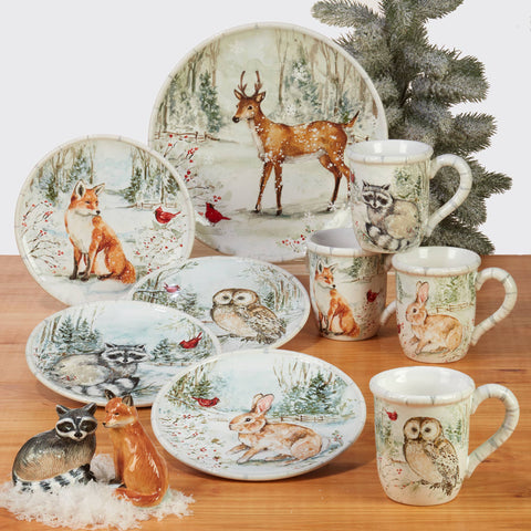 Winter's Walk Christmas Mug 16 oz. asst. Certified International